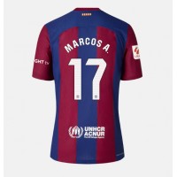 Ženski Nogometni dresi Barcelona Marcos Alonso #17 Domači 2023-24 Kratek Rokav